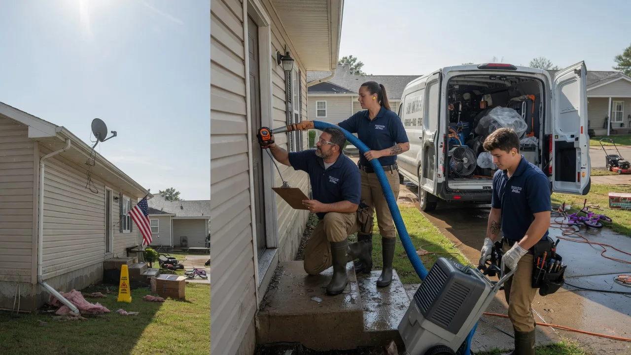 Ceiling Water Damage Restoration in Greenville, VA near me